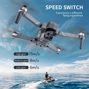 SJRC F11 PRO 4K GPS Drone İle Wifi FPV 4K HD Kamera İki Eksenli Anti-Shake Gimbal Fırçasız Quadcopter Vs SG906 Pro 2 Max Drone 1