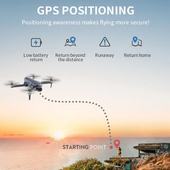 SJRC F11 PRO 4K GPS Drone İle Wifi FPV 4K HD Kamera İki Eksenli Anti-Shake Gimbal Fırçasız Quadcopter Vs SG906 Pro 2 Max Drone 4