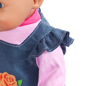 43 cm oyuncak bebek giysileri Handmade18 İnç Kız Bebek Kıyafetleri fit Bebek Doğan Amerika Kız 1/4 Bjd Bebek Bebek Aksesuarları Bebek Bebek Hediyeleri