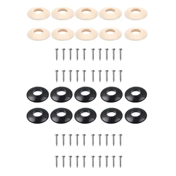 Gitar Tuner Makine Kafası Düğmeleri için 10 adet Plastik Yıkayıcılar