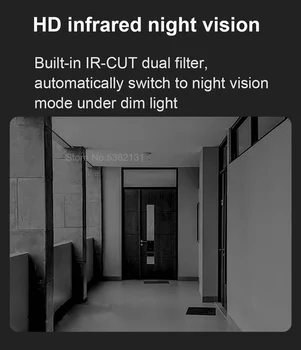 XİAOMİ Akıllı Video Kapı Zili 2 AI uzaktan kontrol monitörü HD Kızılötesi Gece Görüş Hareket Algılama İki Yönlü İnterkom Video Kapı Zili Ev