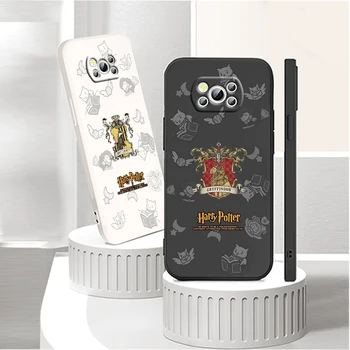 Sıvı Halat Kapak Logo Potters Değnek Harries xiaomi için telefon kılıfı mi Poco X4 X3 C40 C3 M4 M3 F4 F3 GT Pro NFC 5G Yumuşak Funda