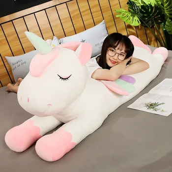 Yeni Yastıkları Yastık Kanepe İçin Renkli Pegasus Yastık Melek Unicorn peluş oyuncaklar Bebekler çocuklar İçin doğum günü hediyesi sevgililer Günü Hediyeleri