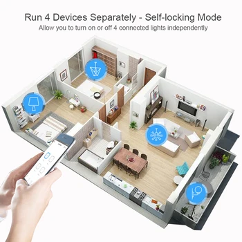 Akıllı yaşam / Tuya akıllı Wifi modülü USB 7-32V DIY WİFİ kablosuz akıllı ev anahtarı APP kontrolü için ışık perdesi garaj 3
