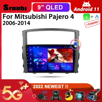 Srnubı İçin Android 11.0 Araba Radyo Mitsubishi Pajero 4 2006-Multimedya Video Oynatıcı 2Din 4G Navigasyon Carplay DVD Kafa ünitesi 0