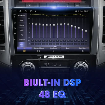 Srnubı İçin Android 11.0 Araba Radyo Mitsubishi Pajero 4 2006-Multimedya Video Oynatıcı 2Din 4G Navigasyon Carplay DVD Kafa ünitesi 2