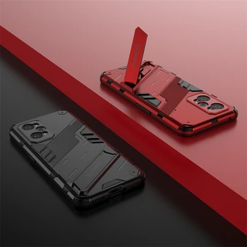 Realme için GT Neo2 Durumda Punk Tarzı telefon tutucu Koruyucu Zırh Tampon Durumda Realme İçin GT Neo 2 Kapak Realme İçin GT 5G C21Y 2