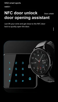 CZJW JWS2 Spor Izci akıllı saatler Adam Kadın NFC Ses Asistanı IP68 Su Geçirmez Smartwatch Android IOS Bilezik