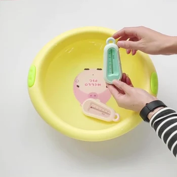 Bebek Banyo Termometre Su Sıcaklığı Ölçümü Güvenli Küvet Banyo Plastik Sensör Yenidoğan Duş Test Cihazı Yüzme Havuzu