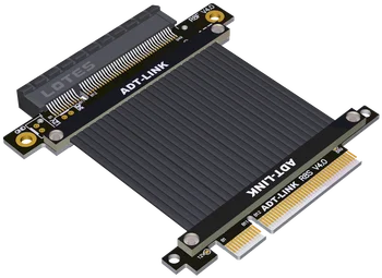 2022 Yeni Tip Standart PCIE 4. 0X8 İla X8 Yuvası Dişi / Erkek Uzatma Kablosu PCI-E Gen4 8x Grafik Ekran Kartı Yükseltici GPU Genişletici
