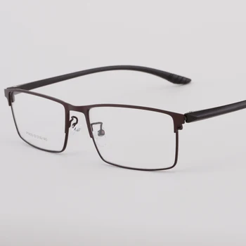 BCLEAR 2019 Alaşım Gözlük Çerçeve Erkekler Ultralight Kare Miyopi Presbiyopi Reçete Gözlük Metal Tam Optik Çerçeve Gözlük 1