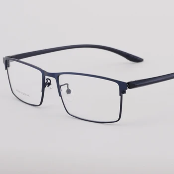 BCLEAR 2019 Alaşım Gözlük Çerçeve Erkekler Ultralight Kare Miyopi Presbiyopi Reçete Gözlük Metal Tam Optik Çerçeve Gözlük 2