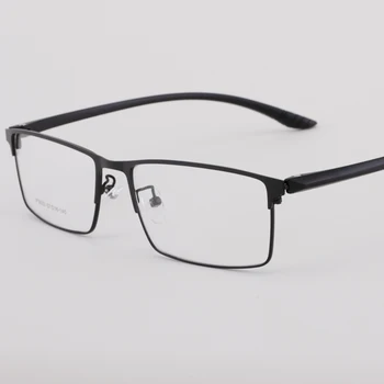 BCLEAR 2019 Alaşım Gözlük Çerçeve Erkekler Ultralight Kare Miyopi Presbiyopi Reçete Gözlük Metal Tam Optik Çerçeve Gözlük 3