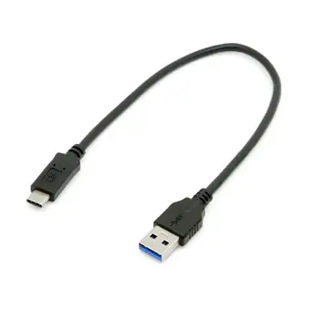 10cm 1m 3A USB 3.0 Tip C Kısa Kablo USBC Veri şarj kablosu Tip-c Kablo Samsung Not 9 İçin 8 S9 Bir artı 6 5t 5 USB-C Şarj Cihazı