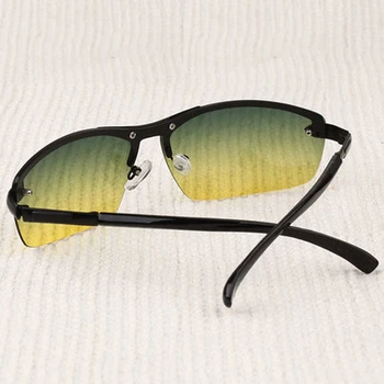 AORON erkek Polarize Güneş Gözlüğü Gündüz ve Gece Gözlükleri Görüş Çok Fonksiyonlu Parlamayı Azaltmak UV400 güneş gözlüğü Gözlük 0