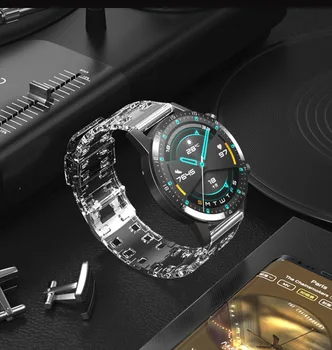 2022 Yeni Silikon Akıllı saat kayışı için Huawei Samsung Galaxy Dişli Amazfit Bileklik 20MM 22MM Smartwatch Bilezik Kordonlu Saat 2