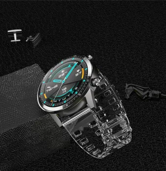 2022 Yeni Silikon Akıllı saat kayışı için Huawei Samsung Galaxy Dişli Amazfit Bileklik 20MM 22MM Smartwatch Bilezik Kordonlu Saat 3