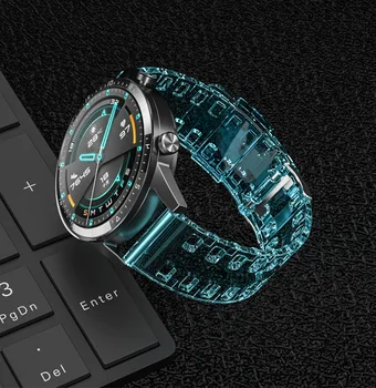 2022 Yeni Silikon Akıllı saat kayışı için Huawei Samsung Galaxy Dişli Amazfit Bileklik 20MM 22MM Smartwatch Bilezik Kordonlu Saat 4