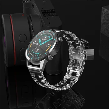 2022 Yeni Silikon Akıllı saat kayışı için Huawei Samsung Galaxy Dişli Amazfit Bileklik 20MM 22MM Smartwatch Bilezik Kordonlu Saat 5