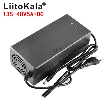 LiitoKala 48V 5A şarj cihazı 13S 18650 pil şarj cihazı 54.6 v 5a sabit akım sabit basınç dolu self-stop
