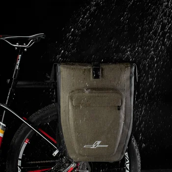 27L Su Geçirmez Bisiklet Arka Raf Çantası Bisiklet Çantası omuzdan askili çanta Bisiklet Touring Bakkal bisiklet Bagaj Çantası MTB Bisiklet Çantaları