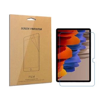 2 adet Clear LCD Ekran Koruyucu Samsung Galaxy Tab için S7 Artı T970 12.4 inç Şeffaf Kalkan Filmi Tablet Aksesuarları
