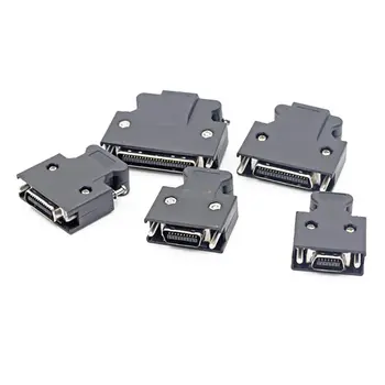 10 adet SCSI MDR Konektörü 50 pin CN1 Servo Fiş 3M 10150-3000PE / 10350-52A0-008 3M SCSI CN Konnektör kablo tel Lehim Tipi Kabuk