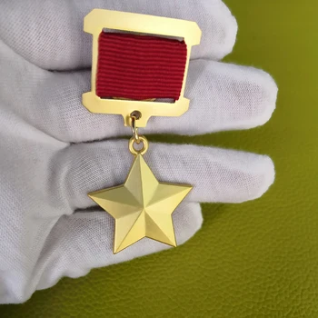 Sovyet ödülü madalya rozetleri Sovyetler Birliği kahramanı altın yıldız broş vintage nadir çoğaltma CCCP pin İKINCI DÜNYA savaşı SSCB takı hediye