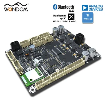 WONDOM2 x 30 W 8Ω D Sınıfı ses amplifikatörü Kurulu Stereo Amp Modülü w Bluetooth Ver5. 0 ve ADAU1701 DSP - JAB3+ Ev Hoparlör DIY