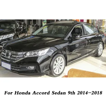 Honda Accord Sedan 9th 2016 2017 Araba Styling Kol Dayama Küpeşte Kapağı Sopa Çerçeve Lambası Trim ABS Krom Kapı Kolu
