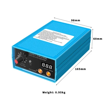 Mavi 5000W Mini Nokta Kaynak Makinesi DIY Kiti 18650 Pil Paketi Kaynak Araçları Taşınabilir nokta kaynak makinesi Kalem Nikel Şerit 0