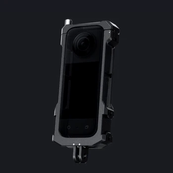 İnsta360 X3 Kamera Damla nakliye için insta360 X3 Tavşan Kafesi Yüzük koruma kılıfı Çerçeve için Metal Genişletme Çerçeve