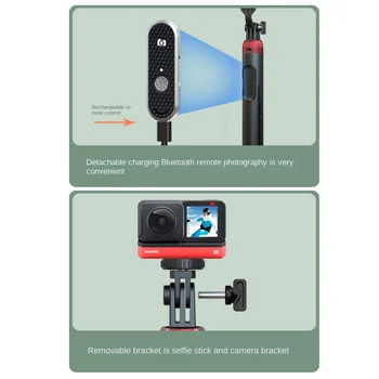 Xiaomi Mini Selfie Sopa kablosuz bluetooth uyumlu Selfie Sopa Katlanabilir Mini Tripod Deklanşör Uzaktan Kumanda Uzatmak 1.6 m