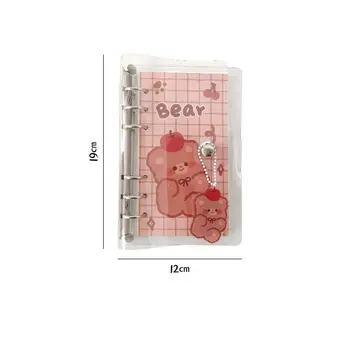 1 Adet Dizüstü PVC Kapak El Kitabı Sevimli Karikatür Taşınabilir Bobin Not Defteri Yazma Kitapçık Okul Malzemeleri