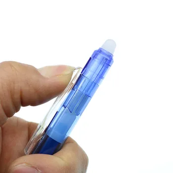 Silinebilir 0.5 mm Sihirli Silinebilir Kalem Düğmesi Slayt Silinebilir Mürekkep Kalem Jel Kalem Kırmızı / Mavi / Siyah / Yeşil Mürekkep Öğrenci Ofis Malzemeleri
