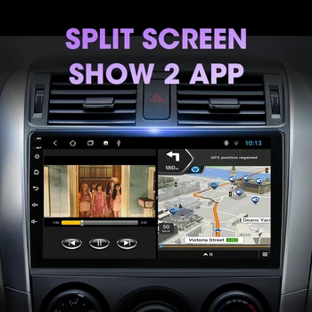 Android 11 2Din Araba Radyo Toyota Corolla İçin E140 E150 2006 2007-2013 Navigasyon GPS Multimedya video Oynatıcı 2 din stereo DVD FM