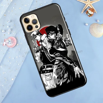 Jotaro Kujo Ve Dio Jojo Anime Telefon Kılıfı için iPhone XR X XS MAX SE 2020 6S 7 8 Artı 12 Mini 11 13 Pro Max Kabuk Kapak