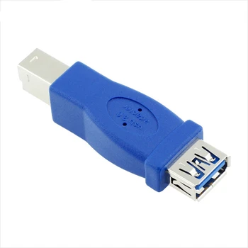 USB 3.0 Tip A Dişi B Tipi Erkek fiş konnektörü Adaptörü USB 3.0 Dönüştürücü Adaptör AF BM 1
