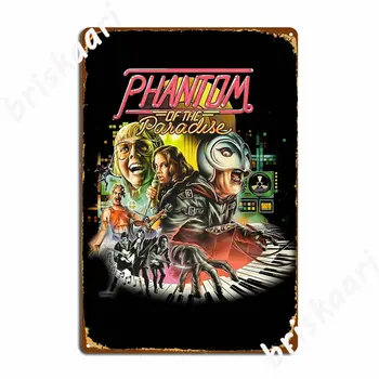 Phantom Cennet Metal Işaretleri Sinema Garaj Bar Mağara Tasarımı Boyama Décor tabela Posterler
