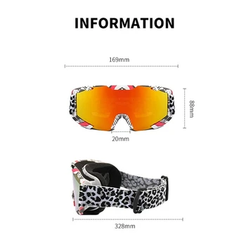 Kış Kayak Gözlükleri Kar Araci Rüzgar Geçirmez Kayak Maskesi Snowboard Kar Sporları Gözlük Gözler Koruma MX Off Road Maske Kaskları