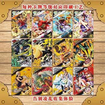 2022 Yeni Tek Parça Oyun Koleksiyon Kartları Anime Cartas Tcg Luffy Zoro Sanji Nami Kart noel hediyesi Cadılar Bayramı Hediyesi