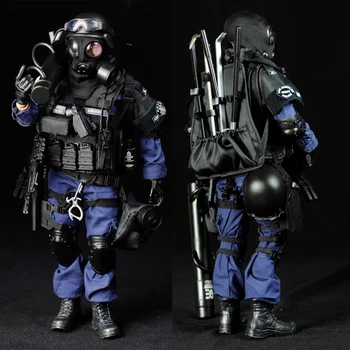 VııKONDO 1/6 Aksiyon Figürleri 12 inç Oyuncak Asker ABD SWAT Üyesi Ordu Erkekler Modeli Askeri Fan Koleksiyonu Hediye