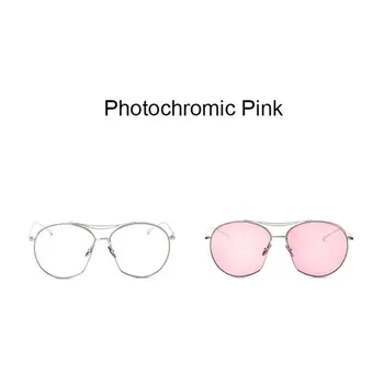 Tek Vizyon Len Fotokromik Mavi veya Pembe veya Mor SPH Aralığı-8.00~+6.00 Max CLY-6.00 Optik Lensler Gözlük 1.56/1.61 5