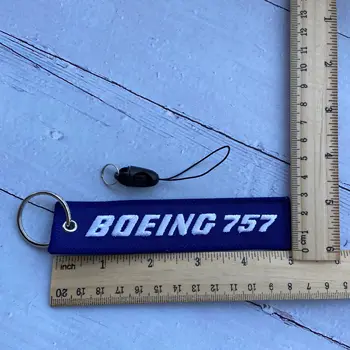 1 Takım Nakış Boeing 757 telefon kayışı Bilek Kayışı KİMLİK Kartı Spor telefon kılıfı Sapanlar Rozeti Kamera GoPro Dize Aviator 3