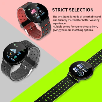 Akıllı saat Kadın Erkek Çağrı Mesaj Hatırlatma ile 1.3 İnç Renkli Dokunmatik Ekran Kalp Hızı Kan Monitörü Spor İzci Smartwatch 3