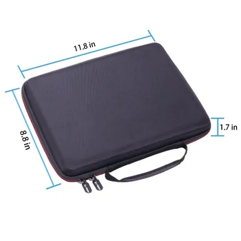 LTGEM EVA sert çanta için Fit Wacom Intuos Kablosuz Grafik Tablet, Boyut 10.4