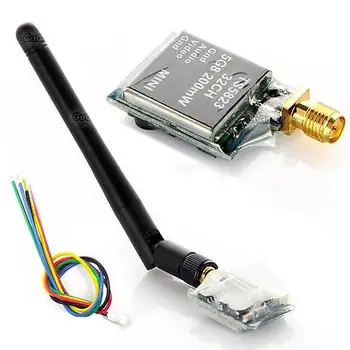 TS5823 5.8 G 200 mw 32CH FPV Mini Kablosuz AV Verici Modülü FPV için