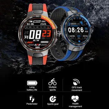 Açık akıllı saat Erkekler Bluetooth Çağrı IP68 Su Geçirmez Yüzmek spor fitness takip chazı ios için akıllı saat Android Telefon Uzun Bekleme