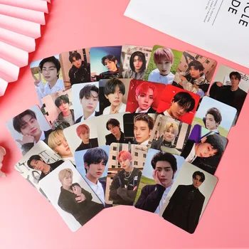 7 ADET EN Kpop Photocards Kaçak Çocuklar Albümü BOYUT Fotoğraf Kartı Lomo Kartları SUNOO SUNGHOON Nİ Kİ JUNGWON K Pop Aksesuarları