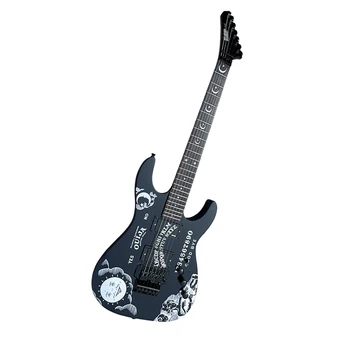 Klasik marka elektro gitar, büyük çift salıncak elektro gitar, çok yönlü hızlı çalma elektro gitar, eve ücretsiz teslimat. 0
